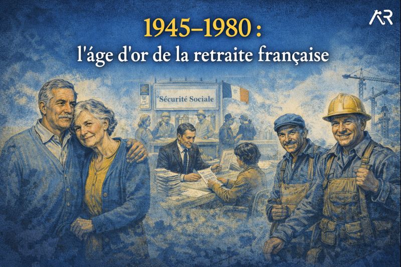 1945–1980 : l’âge d’or de la retraite française