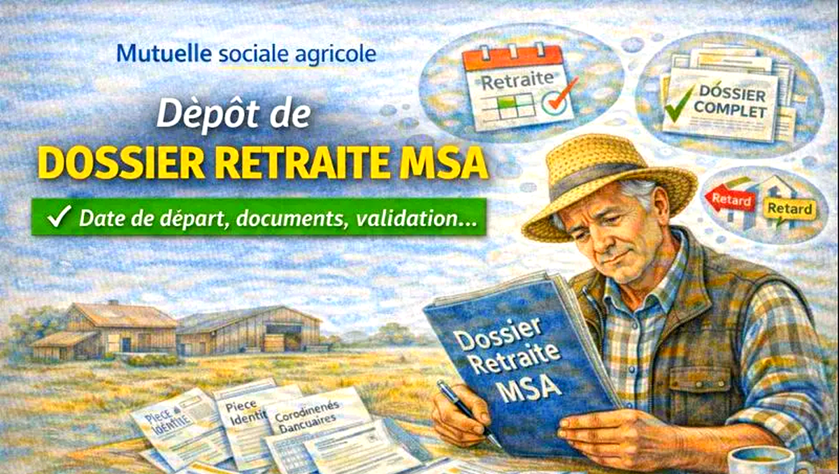 Dépôt de dossier retraite MSA : étapes, documents et pièges à éviter