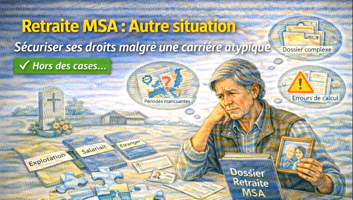 Retraite MSA – Autre situation : comment sécuriser ses droits malgré un cas atypique