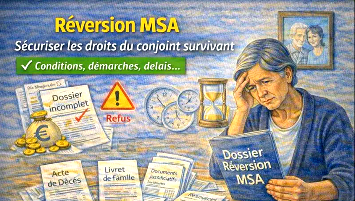 Réversion MSA : comprendre ses droits et éviter les erreurs de dossier
