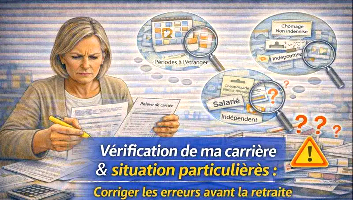 Vérification de carrière en situation particulière : corriger les erreurs avant la retraite